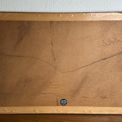 Framed Illustrated Map of the Vieux Carré (French Quarter, New Orleans)