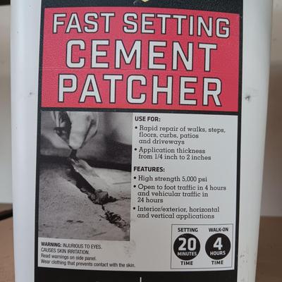 CEMENT PATCHER AND PAVER SETTER