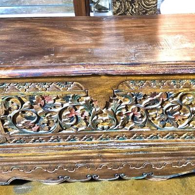 Antique Blanket Chest, 29 1/2W, 17H, 14D