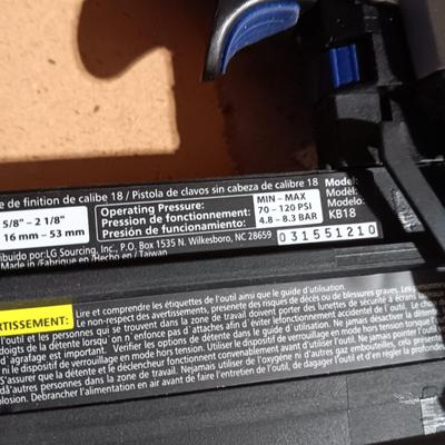 LIKE NEW KOBALT 18GA BRAD NAILER
