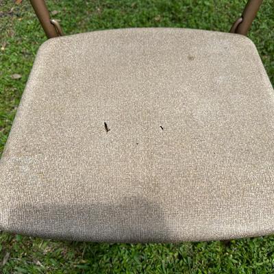 Vintage Folding Cosco Game Table and Chairs