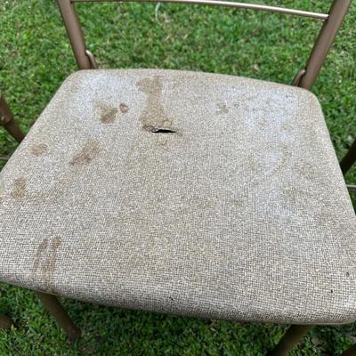 Vintage Folding Cosco Game Table and Chairs
