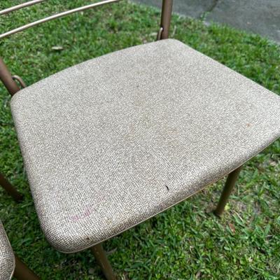 Vintage Folding Cosco Game Table and Chairs
