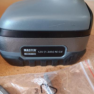 LIKE NEW CORDLESS DRILL, DRILL BITS AND PRECISION SCREWDRIVERS