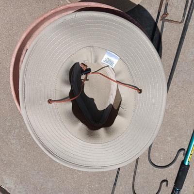 HIS AND HERS SUN HATS, 3 PLANT DOLLIES, LIMB CUTTER AND MORE