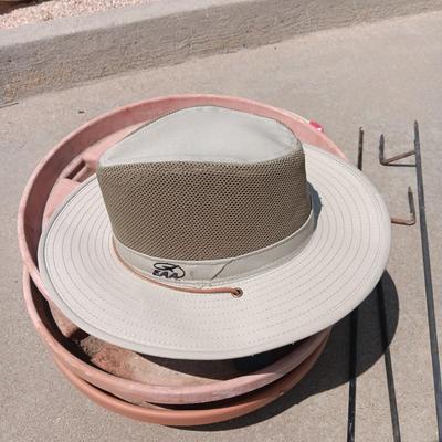 HIS AND HERS SUN HATS, 3 PLANT DOLLIES, LIMB CUTTER AND MORE