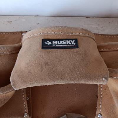 LEATHER TOOL BELT AND HAND TOOLS