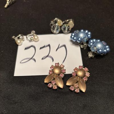 Vintage Clip-on Earring Lot