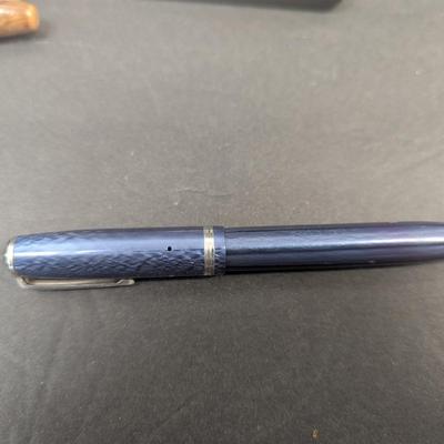 Mid Century Easterbrook SJ Fountain Pen In Blue NIB 1550 - Untested