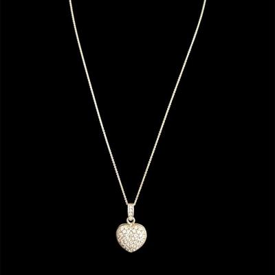 Sterling Silver Heart Pendant Necklace