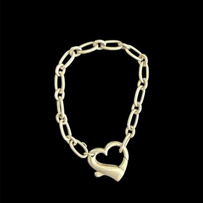 Sterling Silver Heart Bracelet