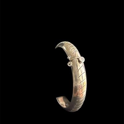 Sterling Silver Cuff Bangle Bracelet