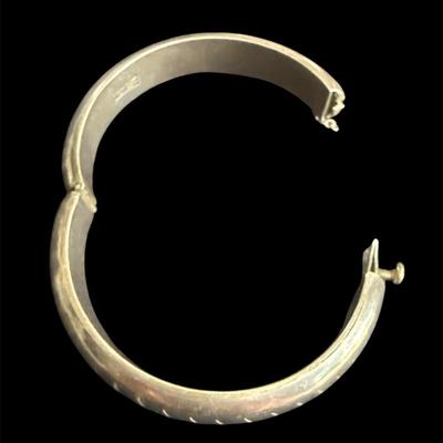 Sterling Silver Cuff Bangle Bracelet
