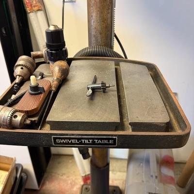 Sears 17” 16 Speed Drillpress on stand