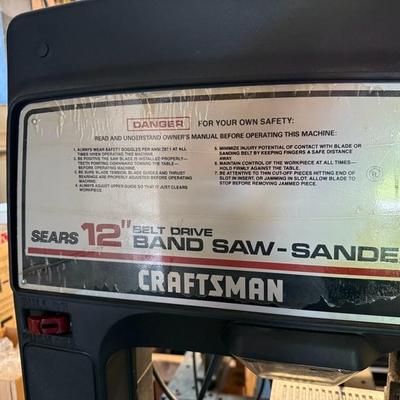Sears Craftsman 12” Band Saw Sander on stand