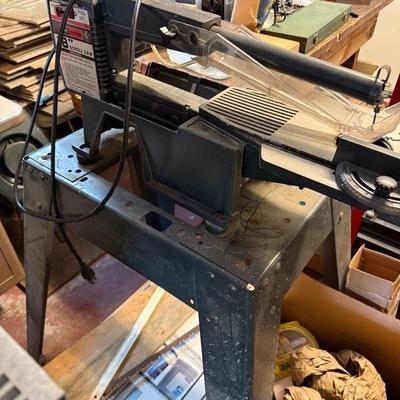 Sears Craftman 18” Scroll Saw on stand