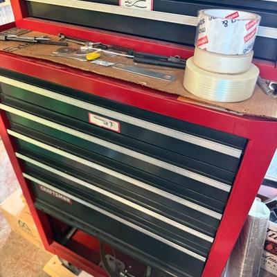 Tall Rolling Craftsman Work Chest