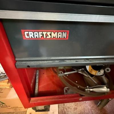 Tall Rolling Craftsman Work Chest