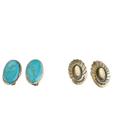 Sterling Silver Clip On Earrings