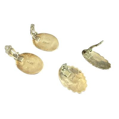 Sterling Silver Clip On Earrings