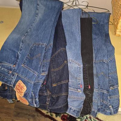 Levis jeans 501 and 550