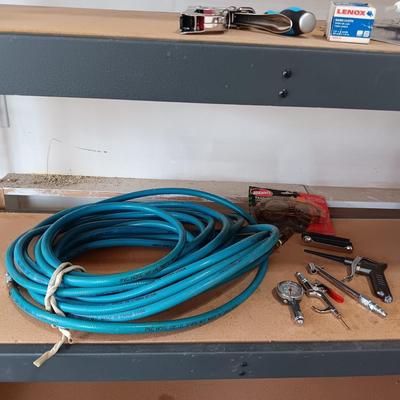3/8" AIR HOSE WITH ATTACHMENTS