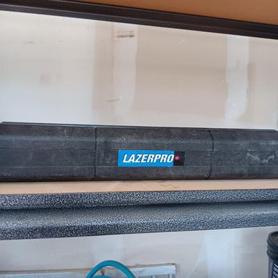 RYOBI ANGLE GRINDER AND LAZERPRO LASER LEVEL