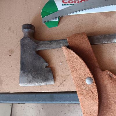 ESTWING HATCHET, RAZOR TOOTH SAW & MORE