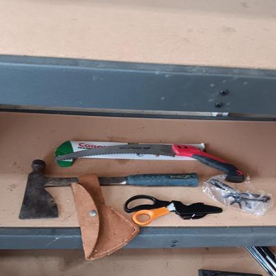 ESTWING HATCHET, RAZOR TOOTH SAW & MORE