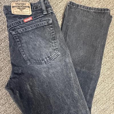 Wrangler Jeans, black, size 32 x 32, relaxed fit 976T1CB