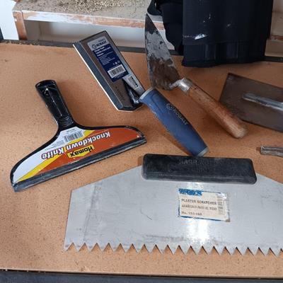 MASONRY, SHEETROCK & GROUT TOOLS