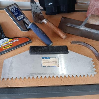 MASONRY, SHEETROCK & GROUT TOOLS
