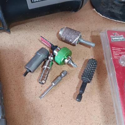 A VARIETY OF TOOLS AND ACCESSORIES