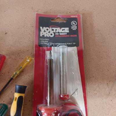 A VARIETY OF TOOLS AND ACCESSORIES