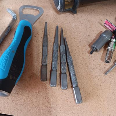 A VARIETY OF TOOLS AND ACCESSORIES