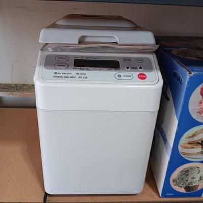 HITACHI BREAD MAKER AND RIVAL ICE CREAM MAKER