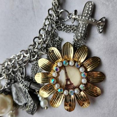 Sale Photo Thumbnail #552: 16 inch, a  fun statement necklace.