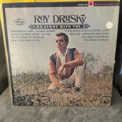 Sale Photo Thumbnail #426: "Roy Drusky Greatest Hits Vol 2". This vinyl LP was released by Mercury Records with the catalog number SR 61145. 
The album contains a collection of Roy Drusky's hits, including:
Weakness In A Man
Woman, Woman
Unless You Make Him Set You Free
I've Got A 