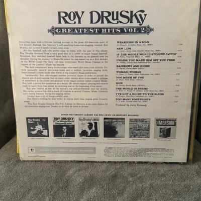 Sale Photo Thumbnail #427: "Roy Drusky Greatest Hits Vol 2". This vinyl LP was released by Mercury Records with the catalog number SR 61145. 
The album contains a collection of Roy Drusky's hits, including:
Weakness In A Man
Woman, Woman
Unless You Make Him Set You Free
I've Got A 