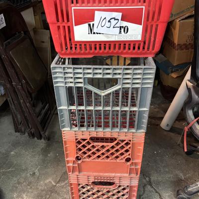 Milk Crates and Basket