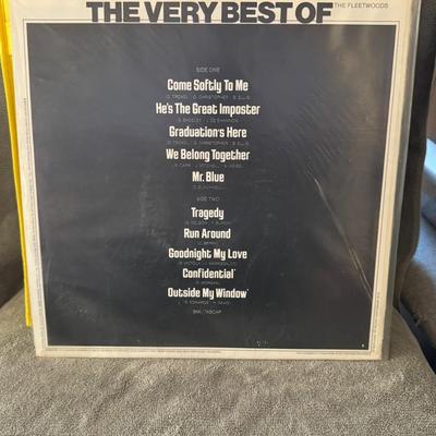Sale Photo Thumbnail #431: "The Very Best of The Fleetwoods" by the American vocal group, The Fleetwoods. 
Here's information about the album:
Artist: The Fleetwoods, a doo-wop group from Olympia, Washington, included Gary Troxel, Gretchen Christopher, and Barbara Ellis.
Album Titl