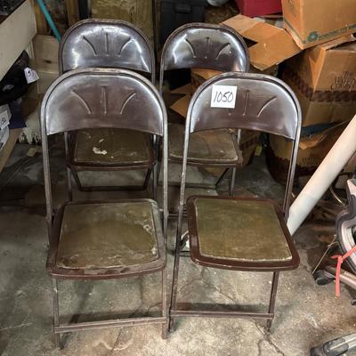 4 Vintage Folding Chairs
