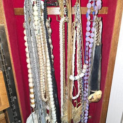 Box of costume jewelry