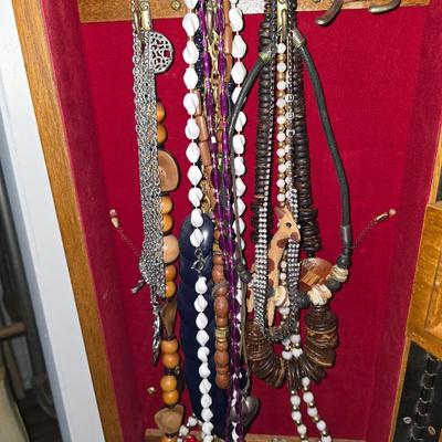 Box of costume jewelry