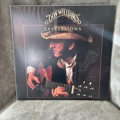 Sale Photo Thumbnail #436: Expressions by the country music legend Don Williams. 
Artist & Album Title: Don Williams - Expressions.
Release Year & Label: The album was originally released in 1978 by ABC Records.
Genre: Country music.
Format: 12" Vinyl LP, playing at 33 RPM, often h