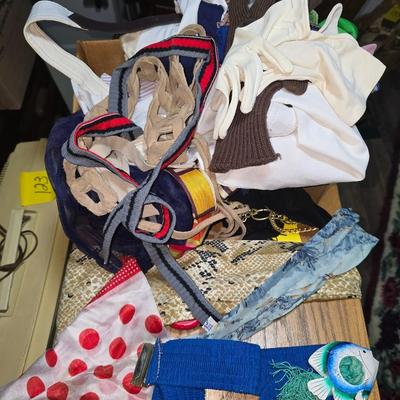 Scarves and belts