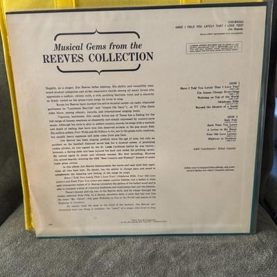 Sale Photo Thumbnail #449: Have I Told You Lately That I Love You?" by Jim Reeves. 
Additional details about the album include:
Release: This compilation album was released in 1964 by RCA Camden, a budget-line imprint of RCA Victor.
Tracks: Most tracks on this album were originally
