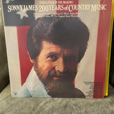 Sale Photo Thumbnail #456: "200 Years of Country Music" by Sonny James. 
Information about this album includes:
Artist: Sonny James, also known as "The Southern Gentleman".
Album Title: 200 Years of Country Music.
Release Year: 1976.
Record Label: Columbia Records.
Format: 12-inch,