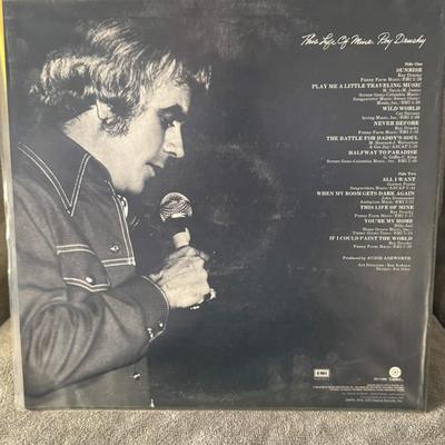 Sale Photo Thumbnail #467: "This Life Of Mine" by Roy Drusky. 
Here is information about this album and artist:
Artist: Roy Drusky, a prominent American country music singer and songwriter.
Album Title: This Life Of Mine.
Release Year: The album was released in 1976.
Label: It was 