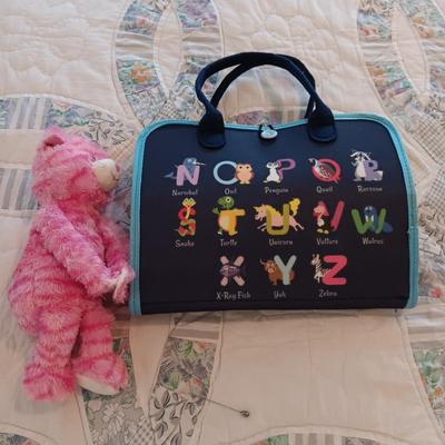 TODDLER SOFT SIDED ACTIVITY BOOK AND PLUSH BEAR
